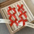 Σετ κλιπ μαλλιων με κορδελα φιγκος, εξαιρετικο σατινενιο υλικο, ιδανικο για styling. - Ανοιχτό Κόκκινο