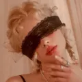 Sexy black lace blindfold for women, sheer embroidered hollow design with adjustable strap. - Black