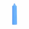 Vela perfumada pilar columna romana azul cera de soja artesanal decoración del hogar - Floral / Azul Macarrón