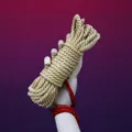 Japanese bondage rope set natural hemp rope Shibari art knotting decorative craft cord - Formula Hemp Rope / 10M without Metal Tip / Original Color