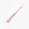 Pink leather flogger whip adult BDSM novelty toy with comfortable handle strap variant - Pink & Blue Flogger 1