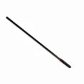 Black discipline stick whip tool 55cm length 8mm diameter for practice and training. - Black Fiber Crop 1