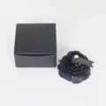 Black peony low temperature scented wax candle for romantic gift and party use with gift box - Glitter Black