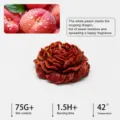 Gilded rose peony scented candle low temperature massage wax romantic gift long 75g - White Peach Oolong Fragrance / About Seventy Grams