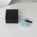 Blue and white peony scented low temperature candle with black gift box for romantic couples. - Peony Gradient Gray
