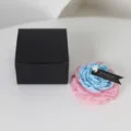 Peony flower scented candle low temperature dripping wax romantic couple massage candle gift box - Silver-Plated Pink Blue