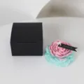 Peony scented candle low temperature dripping wax romantic couple massage candle gift box - Silver-Plated Green Pink