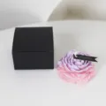 Rose scented low temperature candle adult novelty romantic couple massage wax gift box - Silver-Plated Pink Purple