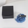 Blue white peony scented wax candle romantic couple gift home decor relaxing fragrance - Gold Foil Glaze Blue