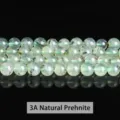 Natural 3A grade light green translucent prehnite round loose beads for DIY jewelry - 10mm (Approx 37 Beads) / Grade 3A Light Green