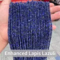 Stränge aus facettierten Lapislazuli losen Perlen für DIY-Schmuck und Armbandzubehör - Facettierte lose Perlen aus optimiertem Lapislazuli