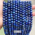 Premium 3A Grade Natural 4mm Blue Lapis Lazuli Round Stone Beads for DIY Jewelry Making - 12mm (Approx. 31 Beads) / 3A Natural Lapis Lazuli
