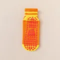Orange Yellow Anti-Slip Yoga Trampoline Grip Socks Indoor Floor Sock Variant Style - S / Orange