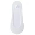 Women's ice silk no-show socks, anti-slip low cut summer thin breathable invisible socks - White