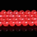 Rose red chalcedony round beads for DIY jewelry making and bracelet accessories - 4mm/Approx 90pcs / Optimized High Quality Rose Red Chalcedony