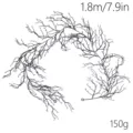Detailed view of 1.8m Halloween black dead branch vine garland decoration weighing 150g - Long Dead Branch Vine