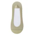 Women ice silk invisible boat socks summer thin low cut anti slip shallow mouth socks - Matcha Green