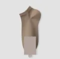 Men's thin short socks breathable ankle socks khaki casual low cut summer socks comfort - One Size / Camel