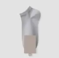 Calzini corti uomo traspiranti tinta unita casual sottili calzini grigio chiaro - Taglia unica / Grigio chiaro