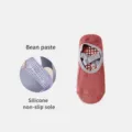 Non-slip yoga socks with cross straps and silicone grip soles for pilates and indoor fitness. - One Size / Rouge Red