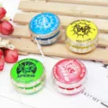 Colorful plastic yo-yo toys set with classic string design for kids fun and outdoor play. - Multicolor