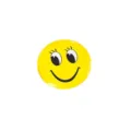 Yellow smiley face pin badge tinplate button brooch with cute big eyes for jacket backpack - Single Smiley Face (45mm) / Bag Packaging / Yellow