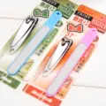 Set tagliaunghie e lima per unghie in acciaio inossidabile per la cura quotidiana. - Set Da Due Pezzi Per Unghie / Tagliaunghie Con Lima