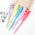 Colorful plastic tail combs set for hair styling, professional parting hair tools 5pcs - Random Mixed Colors