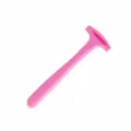 Rasoir pedicure rose en plastique pour le soin des talons et des callosites environ 13cm - Rose