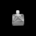 Busta spremibile per cosmetici shampoo e lozione contenitore campione ricaricabile - Stile Coperchio a Vite - Piccolo 30ml