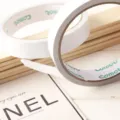 Household 18mm double sided tape strong adhesive office white tape rolls for daily use - 18mm
