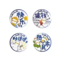 Cute duck tinplate round badges set, funny metal brooches for backpacks, clothing decoration. - Cute Duck Style (45mm) / Bulk Packaging / Random Mixed Colors