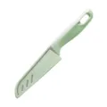 Nordic style portable fruit knife with sheath, stainless steel kitchen paring knife tool. - About 20cm / Green