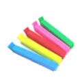 Set xromatiston plastikon klips asfaleias gia sfragisma sakoulon snack kai trofima - Συσκευασία χύμα / 11cm
