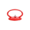 Bouton de couvercle de casserole universel rouge poignée de rechange résistante à la chaleur - Poignée en Plastique Résistante à la Chaleur - Rouge (Emballage Individuel Avec Vis)