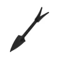 Black succulent transplanting tool dual-head gardening shovel for potted plant weeding. - Dual-Use Seedling Transplanter