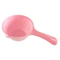 Louche à eau en plastique rose avec long manche et trou de suspension pour bain cuisine. - Grand - rose nordique