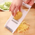 Affettaverdure e grattugia da cucina multifunzionale per cetrioli e patate utensile utile. - Bianco