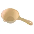 Louche à eau en plastique épaissi avec long manche, cuillère crème de cuisine et bain bébé. - Grand - beige nordique
