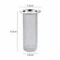 Stainless steel sink strainer replacement mesh kitchen drain filter basket 5.5cm diameter - Long Mesh Strainers