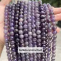 High-quality natural purple amethyst round beads strands for DIY jewelry making accessories - 3mm (Approx. 108 Beads) / 1A Natural Amethyst