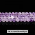 Premium 3A natural lavender amethyst round beads for DIY jewelry making and crafts. - 6mm (Approx 60pcs) / 3A Natural Amethyst (Purple Jade)