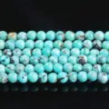 Premium 5A natural turquoise round beads for DIY earring and jewelry making accessories - 2mm approx 180pcs / 5A Natural Turquoise