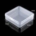 Transparent square plastic storage box for jewelry, small parts, and small hardware accessories. - 9.5 Small Square Box (9.5*9.5*2.8cm)