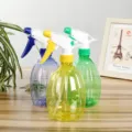 Plastic spray bottle for plants, portable manual water sprayer, colorful gardening watering pot. - Pumpkin Spray Bottle