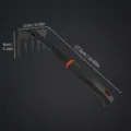 Heavy duty black handle garden hand rake with metal tines for planting weeding soil loosening. - Large Tine Rakes with Rubber Handle
