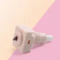 Replacement blade head for circle cutter, pink and white plastic crafting tool spare part. - Transparent Pink Cutter Head