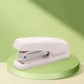 White office stapler desktop staple machine compatible with 24/6 26/6 staples for 20 sheets. - White