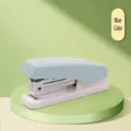 Morandi blue desktop stapler for office and school, holds up to 20 sheets easily, compact. - Light Blue