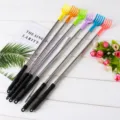 Grattaschiena estensibile con artiglio in plastica colorata e manico in acciaio inox. - Grattaschiena semplice a 1 sezione non estensibile